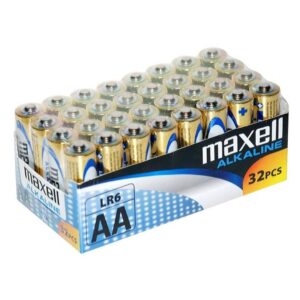 MAXELL PILA ALCALINA AA LR6 PACK*32 PILAS