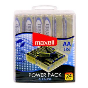 MAXELL PILA ALCALINA AA LR6 PACK*24 PILAS