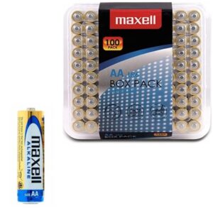MAXELL PILA ALCALINA AA LR6 PACK*100 PILAS