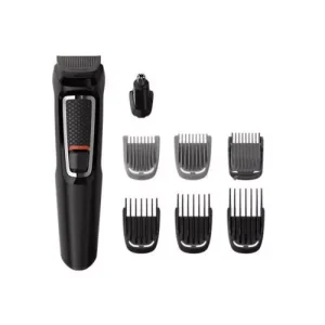 Set de Barbero PHILIPS MG3730/15 8 Acces. 60min de uso Carga 16h Incluye recortador para nariz.
