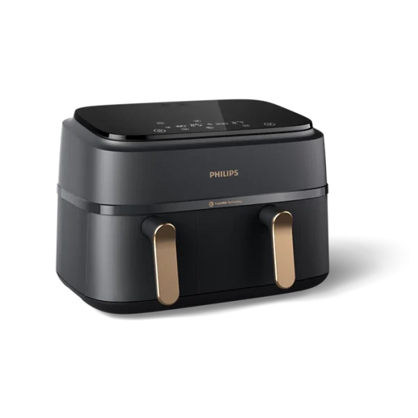 Freidora de aire PHILIPS NA352/00 S3000 Doble Cesta 6L/3L 2750W Pantalla táctil 8 ajustes