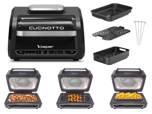 Freidora de aire digital multifunción y grill - Cucinotto P101FRI080
