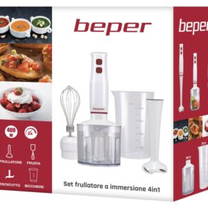 Juego de batidora de inmersión 4 en 1 P102FRU200