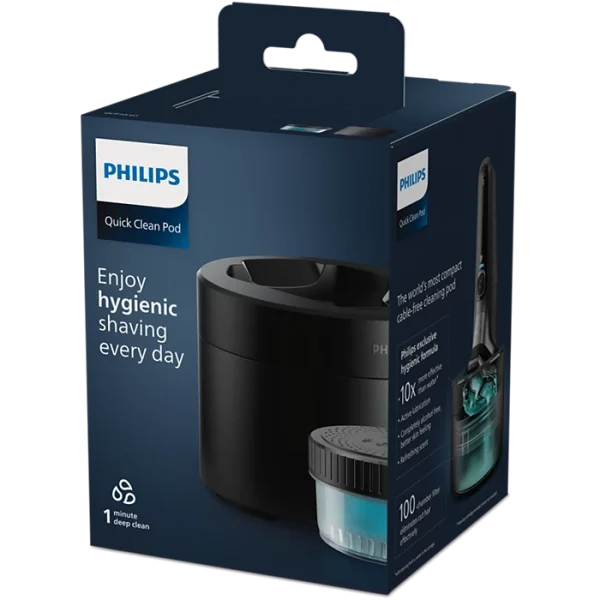 Accesorio de limpieza para máq. de afeitado PHILIPS QCP10/01 Comp: S5, S7, S8, S9 + 1 cartucho limp