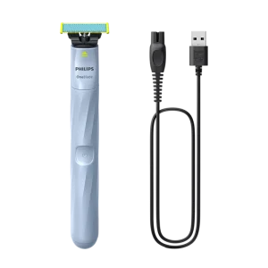 Afeitadora cara y cuerpo PHILIPS ONE BLADE QP-1324/20 WET & DRY Carga USB Bat de caga 3,6V 30min uso