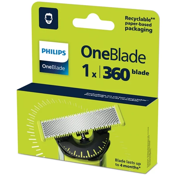 Paquete 1 Cuchilla flexible PHILIPS QP410/50 OneBlade 360