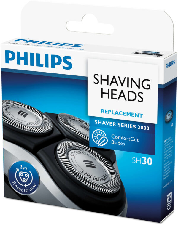 Cabezales de afeitado PHILIPS SH30/50 Recambios acero inoxidable  para afeitadoras S3000 y s1000