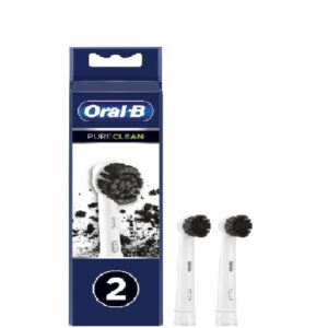 CABEZALES DE RECAMBIO ORAL B CEPILLO ELEC. DE DIENTES Pure-Clean CHARCOAL (CARBÓN)  - 2 PIEZAS-