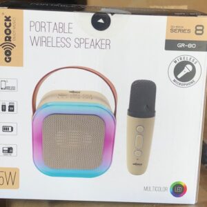 ALTAVOZ PORTÁTIL WIRELESS GR-80 CREMA