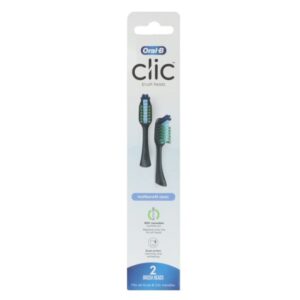 Cabezales de recambio ORAL B CLIC Multifunción Portect 2PIEZAS/NEGRO
