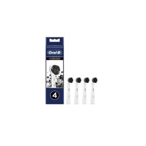 CABEZALES DE RECAMBIO ORAL B CEPILLO ELEC. DE DIENTES Pure-Clean CHARCOAL (CARBÓN)  - 4 PIEZAS-