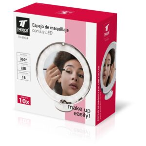 ESPEJO DE MAQUILLAJE CON LUZ LED