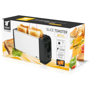 TOSTADOR 4 REBANADAS 1300W NEGRO
