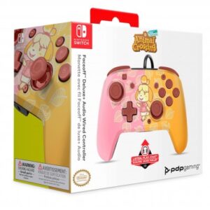 Faceoff Deluxe Audio Wired Controller Isabelle Licenciado SWITCH