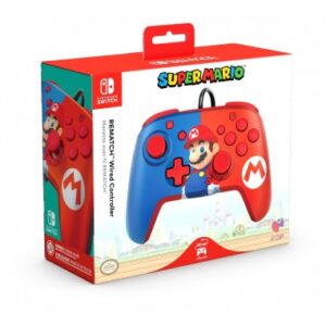 Faceoff Deluxe Audio Wired Controller Mario Licenciado SWITCH