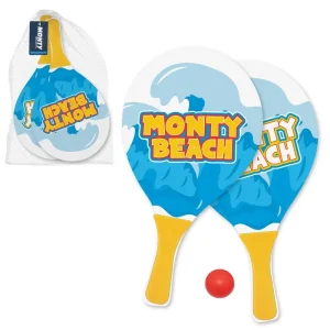 S/2 PALAS Y PELOTA MADERA WAVE 2/C 39 X 21 X 0,07 CM CM PRESNETADO EN RED
