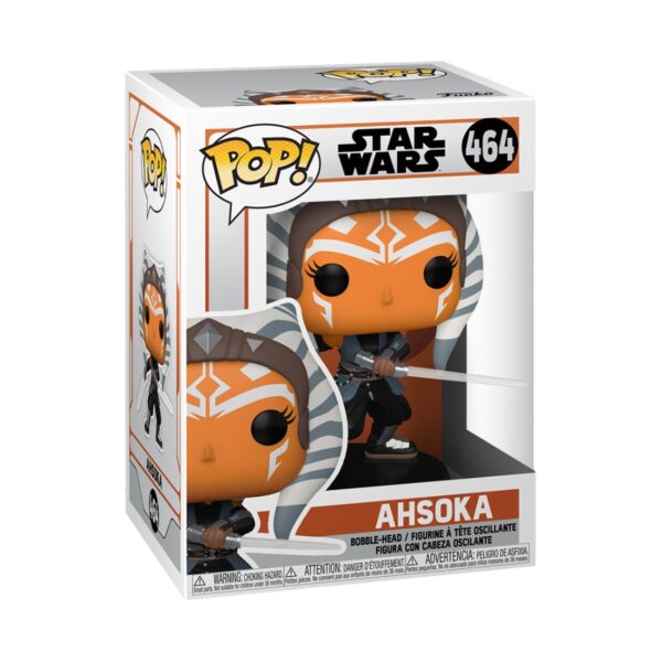 FUNKO POP STAR WARS THE MANDALORIAN AHSOKA CON SABLES