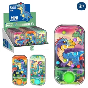 JUEGO AGUA HABILIDAD DINO 3/C 6 X 11 CM CAJA EXPOSITORA 12 UDS