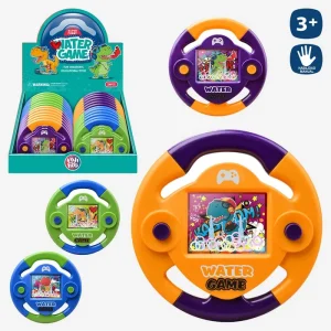 JUEGO AGUA HABILIDAD VOLANTE DINO 4/C 14 CM CAJA EXPOSITORA 12 UDS