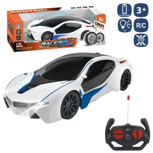 R/C 7F COCHE RACER XF 2/C 26 CM ESCALA 1:16- FUNCIONA CON PILAS 2+3XAA NO INCLUIDAS- CAJA VENTANA 35X11 CM