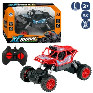 R/C 7F COCHE ULTRA SUSPENSIÓN 2/C 20 X 13 CM CON ULTRASUSPENSION - FUNCIONA CON PILAS 2+X3AA NO INCLUIDAS -CAJA VENTANA 25X15 CM