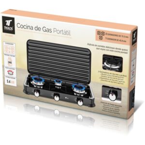 COCINA DE GAS PORTÁTIL, 3 QUEMADOR TH-GS63