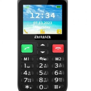 Teléfono Móvil Aiwa FPH-S200-4G, Memoria 48MB+128MB, Botón SOS, Radio FM, Negro