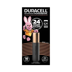DURACELL POWER BANK 3.350mAh 2.4A + CABLE microUSB PB1