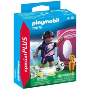 FUTBOLISTA CON MURO DE GOL