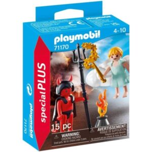 FIGURA ÁNGEL Y DIABLO 15PZ