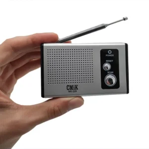 Radio portátil HOME MK-229, AM/FM a pilas, altavoz integrado