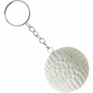 Llaveros pelota golf  con anilla de acero